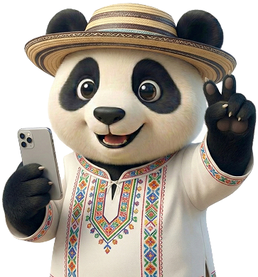 Panda viajero en Panamá