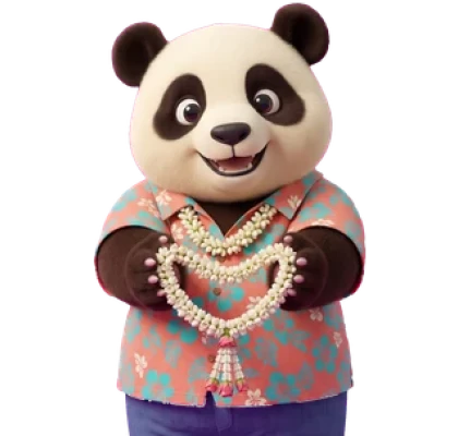 Panda viajero en Phuket