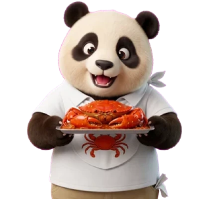 Panda viajante em Cingapura